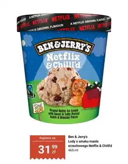 Biedronka Lody o smaku masła orzechowego Ben & Jerry's Netflix & Chilll'd oferta