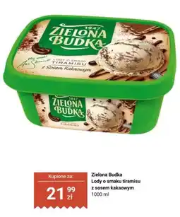 Biedronka Lody o smaku tiramisu z sosem kakaowym Zielona Budka oferta
