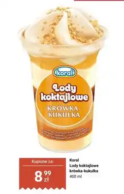 Biedronka Lody koktajlowe Koral krówka-kukułka oferta