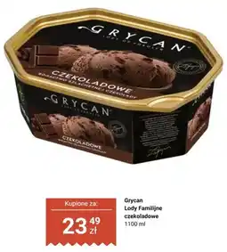 Biedronka Lody familijne czekoladowe Grycan oferta
