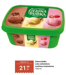 Biedronka Lody czekoladowe waniliowe truskawkowe Zielona Budka oferta