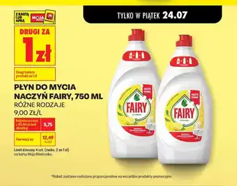 Biedronka Płyn do mycia naczyń Fairy Cytryna oferta
