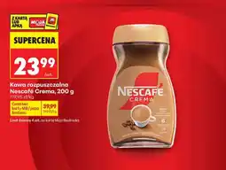 Biedronka Kawa rozpuszczalna Nescafé Crema oferta