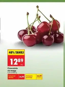 Biedronka Czereśnie na wagę oferta