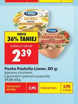 Biedronka Pasta Pastella Lisner jajeczna z kurkami oferta