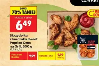 Biedronka Skrzydełka z kurczaka Sweet Paprica Czas na Grill oferta