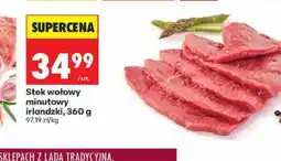 Biedronka Stek wołowy minutowy irlandzki oferta