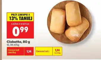Biedronka Ciabatta oferta