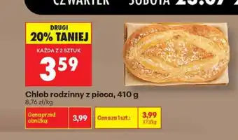Biedronka Chleb rodzinny z pieca oferta