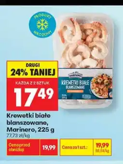 Biedronka Krewetki białe blanszowane Marinero oferta
