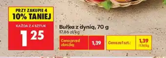 Biedronka Bułka z dynią oferta