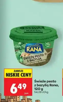 Biedronka Świeże pesto z bazylią Giovanni Rana oferta