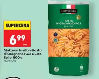 Biedronka Makaron fusilloni Pasta di Gragnano P.G.I Gusto Bello oferta