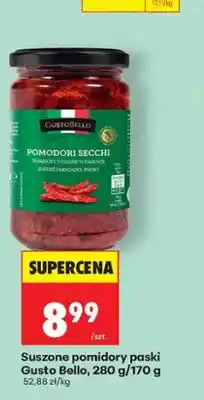 Biedronka Suszone pomidory paski Gusto Bello oferta