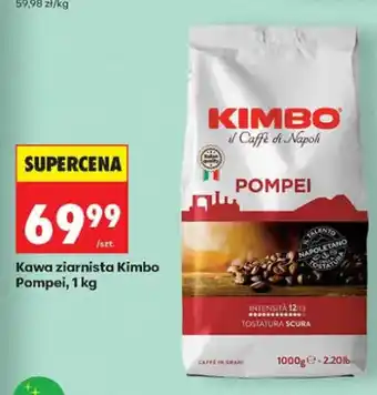 Biedronka Kawa ziarnista Kimbo Pompei oferta