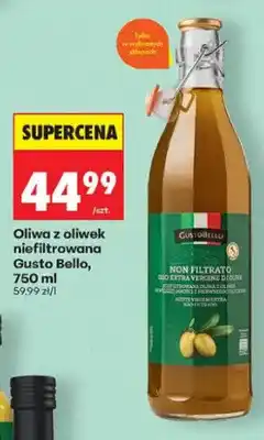 Biedronka Oliwa z oliwek niefiltrowana Gusto Bello oferta