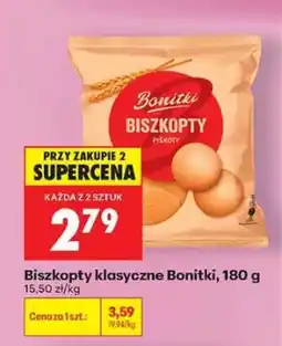 Biedronka Biszkopty klasyczne Bonitki oferta