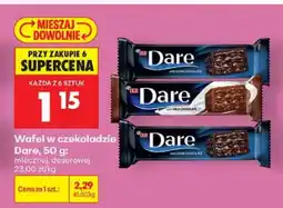 Biedronka Wafel w czekoladzie Dare mleczny oferta