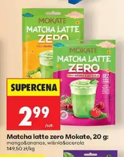 Biedronka Napój herbaciany Mokate Matcha Latte Zero Mango & Ananas oferta