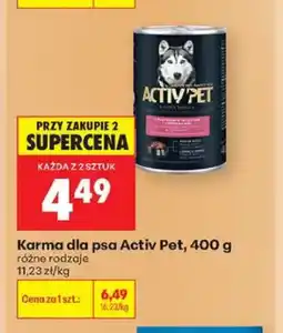 Biedronka Karma dla psa Activ Pet oferta