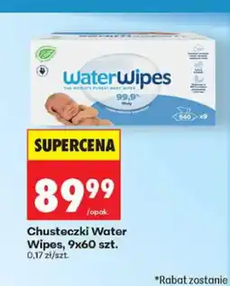 Biedronka Chusteczki nawilżane WaterWipes oferta