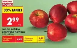 Biedronka Jabłko polskie czerwone na wagę oferta
