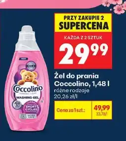 Biedronka Żel do prania Coccolino oferta
