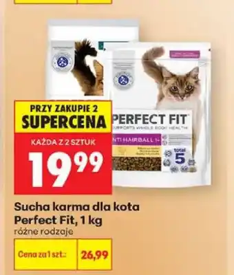 Biedronka Sucha karma dla kota Perfect Fit oferta