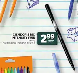 Stokrotka Cienkopis BIC Intensity Fine czarny oferta