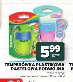 Stokrotka Temperówka plastikowa Keyroad pastelowa podwójna oferta
