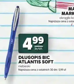 Stokrotka Długopis BIC Atlantis Soft niebieski oferta