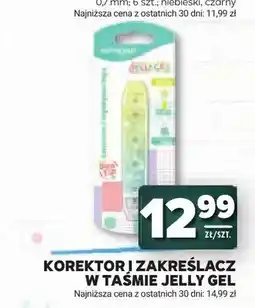 Stokrotka Korektor i zakreślacz w taśmie Jelly Gel KEYROAD oferta