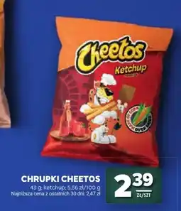 Stokrotka Chrupki Cheetos o smaku ketchupu oferta