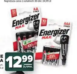 Stokrotka Baterie alkaliczne Energizer Max AAA 4-pak oferta