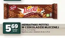 Stokrotka Herbatniki San Petitki w czekoladzie mlecznej oferta
