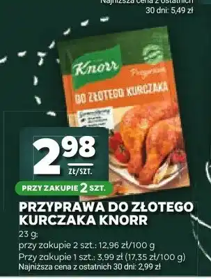 Stokrotka Przyprawa do złotego kurczaka Knorr oferta
