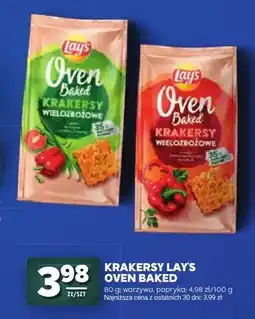 Stokrotka Krakersy wielozbożowe Lay's Oven Baked o smaku papryki oferta