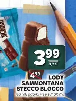 Stokrotka Lody na patyku Sammontana Stecco Blocco oferta