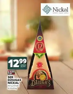 Stokrotka Ser twardy Dziugas Nickal klinek oferta