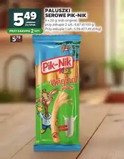 Stokrotka Paluszki serowe Pik-Nik Kids Original oferta
