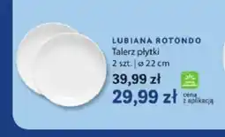 Stokrotka Talerz płytki Lubiana Rotondo 2-pak ø 22 cm oferta