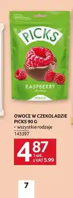 Selgros Owoce w czekoladzie Picks Pergale Raspberry oferta