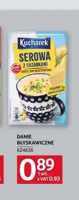 Selgros Danie błyskawiczne serowa z grzankami Kucharek oferta