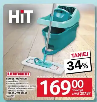 Selgros Komplet mop Profi Leifheit oferta