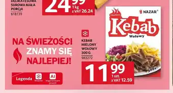 Selgros Kebab mielony wołowy Nazar oferta