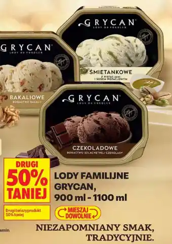 Biedronka Lody Familijne Grycan oferta