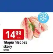 E.Leclerc Tilapia filet bez skóry Oreco oferta