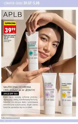 Biedronka Krem do twarzy SPF 50+ APLB, różne rodzaje oferta