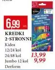 E.Leclerc Kredki 2-stronne Kidea Derform oferta