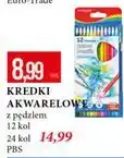 E.Leclerc Kredki akwarelowe z pędzlem PBS oferta